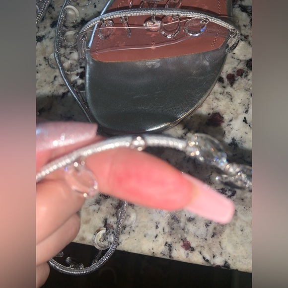 AMINA MUADDI
Tina Leather Embellished Ankle-Wrap Sandals designer luxury $1800 - Picture 5 of 13